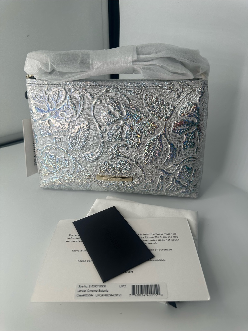 Brahmin Lorelei chrome Estonia genuine leather